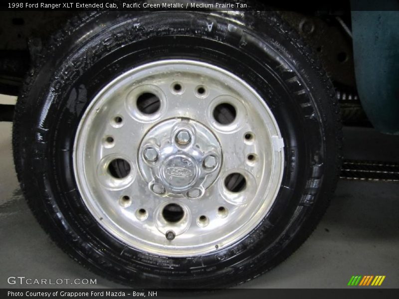 Pacific Green Metallic / Medium Prairie Tan 1998 Ford Ranger XLT Extended Cab