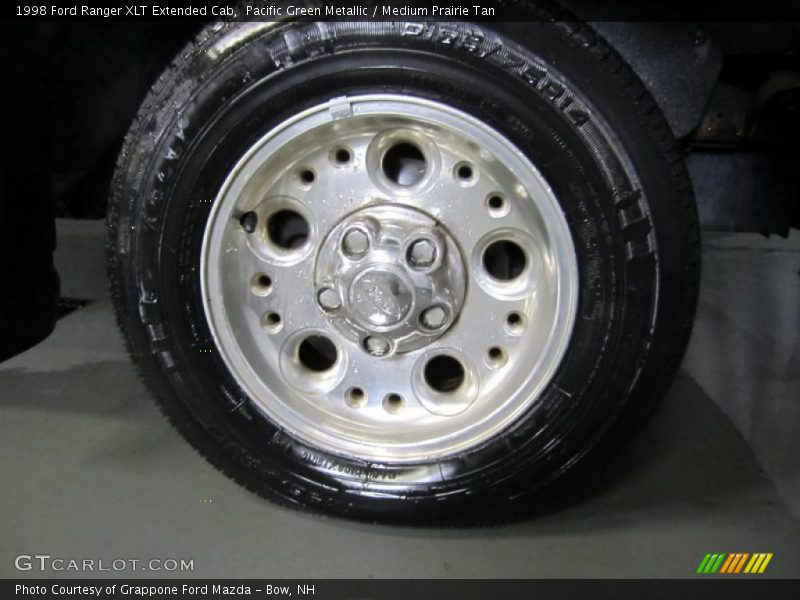 Pacific Green Metallic / Medium Prairie Tan 1998 Ford Ranger XLT Extended Cab