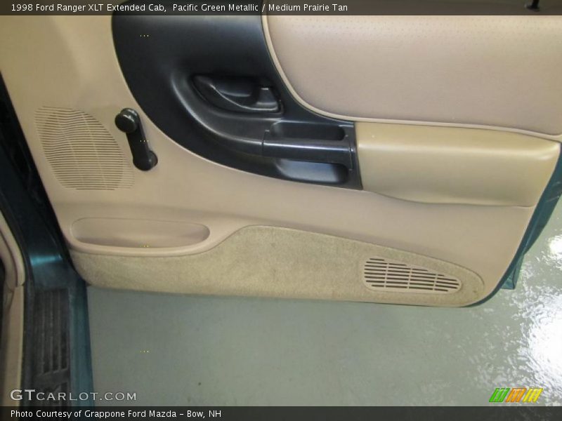 Pacific Green Metallic / Medium Prairie Tan 1998 Ford Ranger XLT Extended Cab