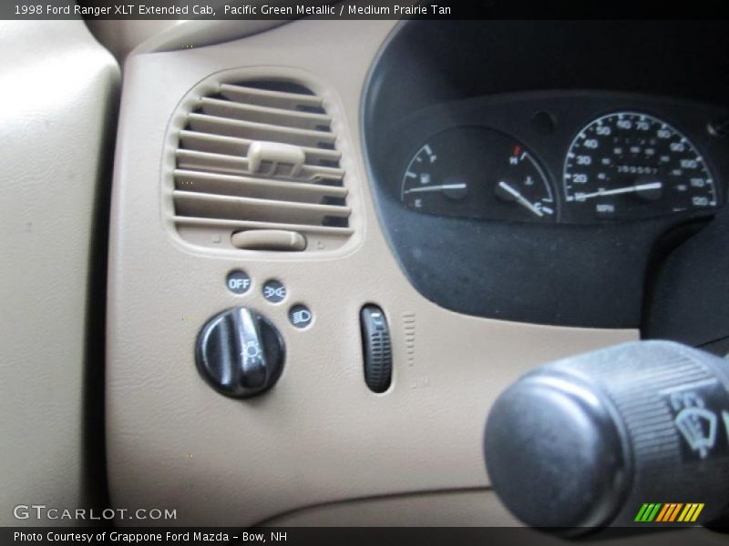 Pacific Green Metallic / Medium Prairie Tan 1998 Ford Ranger XLT Extended Cab