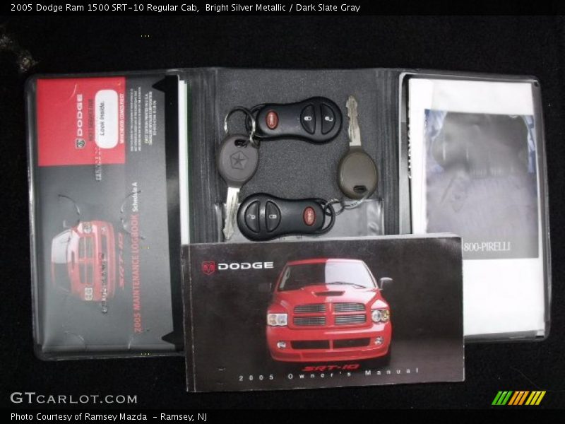 Bright Silver Metallic / Dark Slate Gray 2005 Dodge Ram 1500 SRT-10 Regular Cab