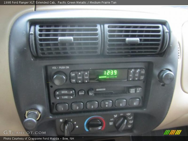 Pacific Green Metallic / Medium Prairie Tan 1998 Ford Ranger XLT Extended Cab