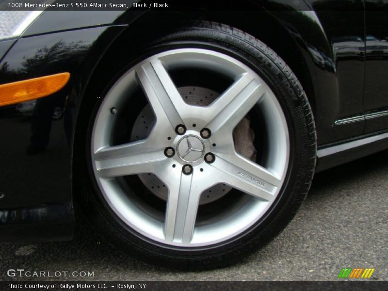 Black / Black 2008 Mercedes-Benz S 550 4Matic Sedan