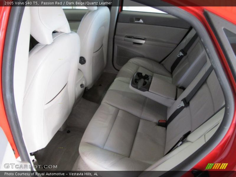 Passion Red / Dark Beige/Quartz Leather 2005 Volvo S40 T5