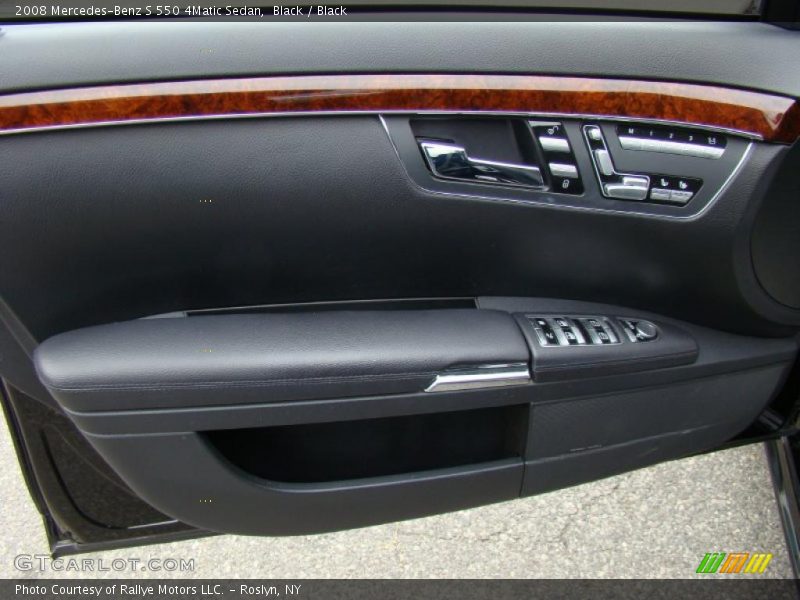 Black / Black 2008 Mercedes-Benz S 550 4Matic Sedan