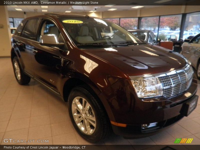 Cinnamon Metallic / Medium Light Stone 2010 Lincoln MKX AWD