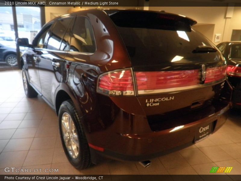 Cinnamon Metallic / Medium Light Stone 2010 Lincoln MKX AWD