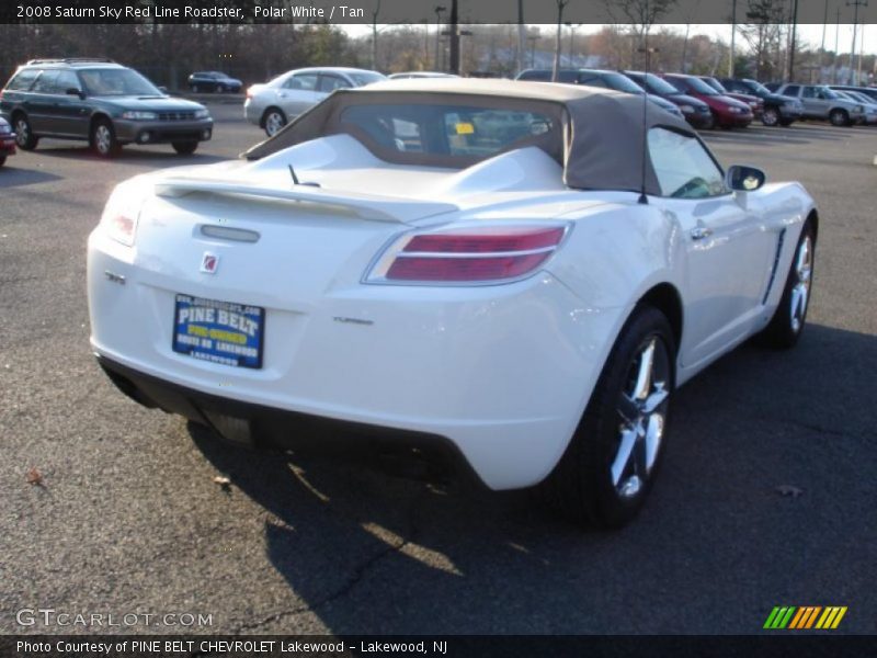 Polar White / Tan 2008 Saturn Sky Red Line Roadster
