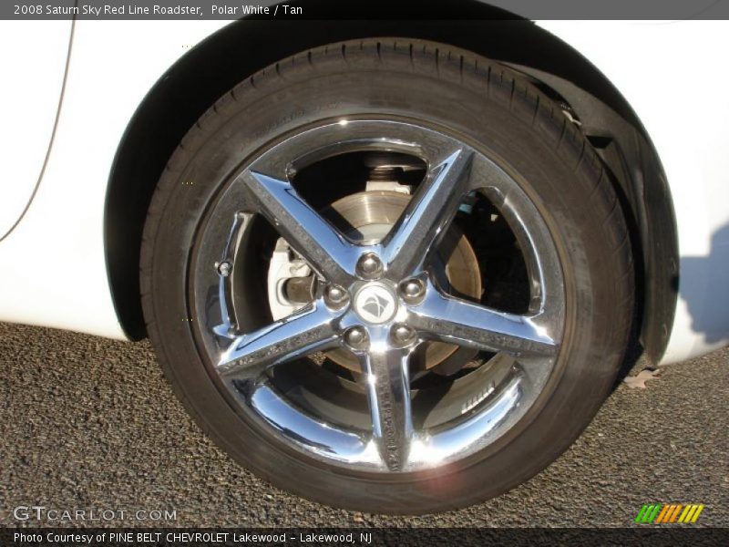 Polar White / Tan 2008 Saturn Sky Red Line Roadster