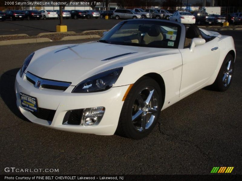 Front 3/4 View of 2008 Sky Red Line Roadster
