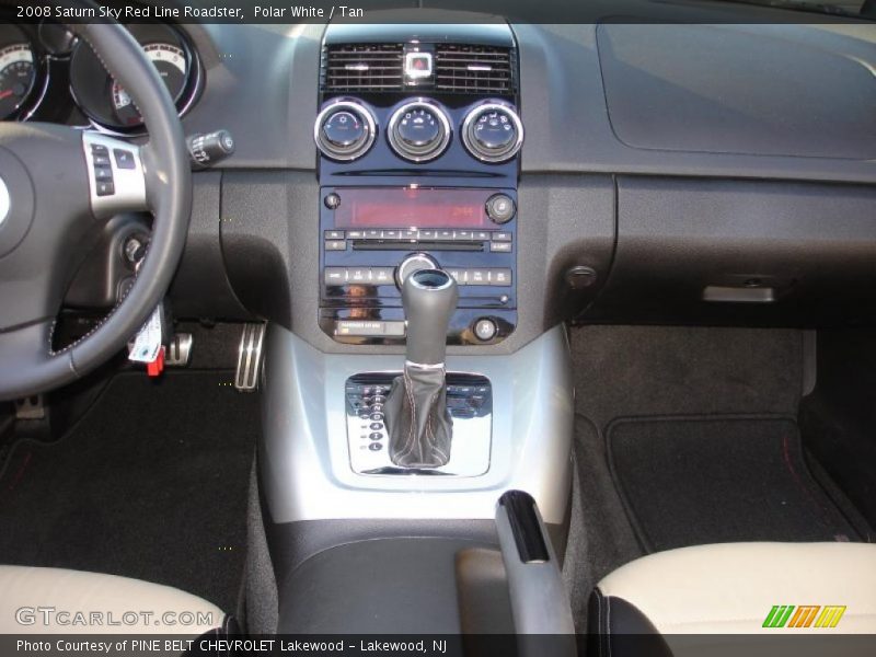 Controls of 2008 Sky Red Line Roadster