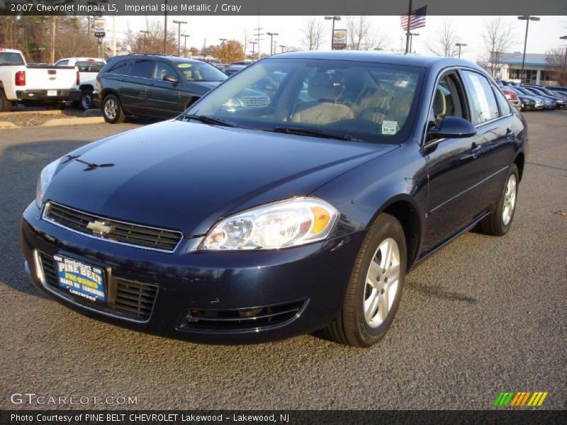 Front 3/4 View of 2007 Impala LS