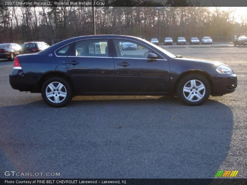 Imperial Blue Metallic / Gray 2007 Chevrolet Impala LS