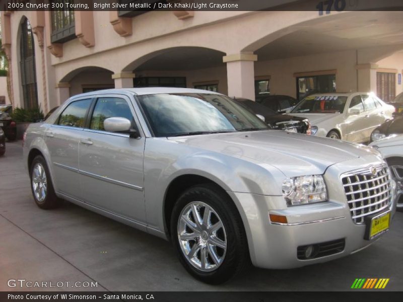 Bright Silver Metallic / Dark Khaki/Light Graystone 2009 Chrysler 300 Touring