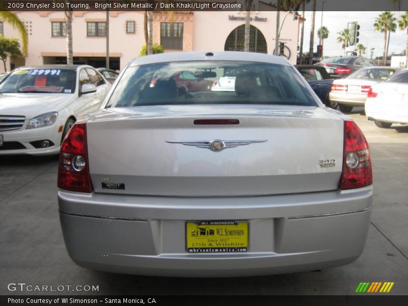 Bright Silver Metallic / Dark Khaki/Light Graystone 2009 Chrysler 300 Touring