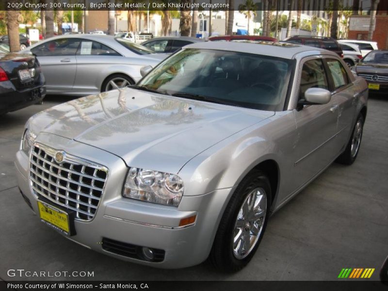 Bright Silver Metallic / Dark Khaki/Light Graystone 2009 Chrysler 300 Touring