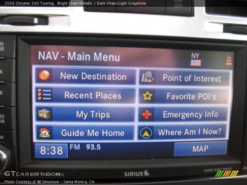 Bright Silver Metallic / Dark Khaki/Light Graystone 2009 Chrysler 300 Touring
