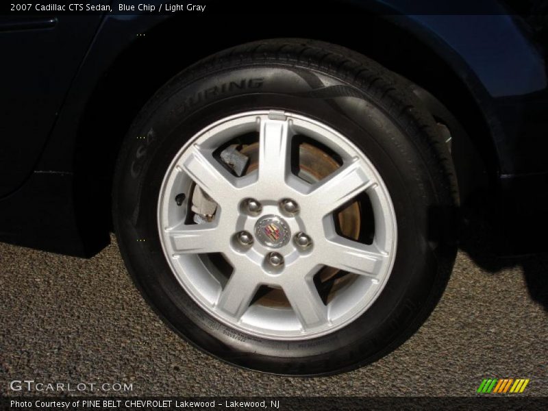 Blue Chip / Light Gray 2007 Cadillac CTS Sedan