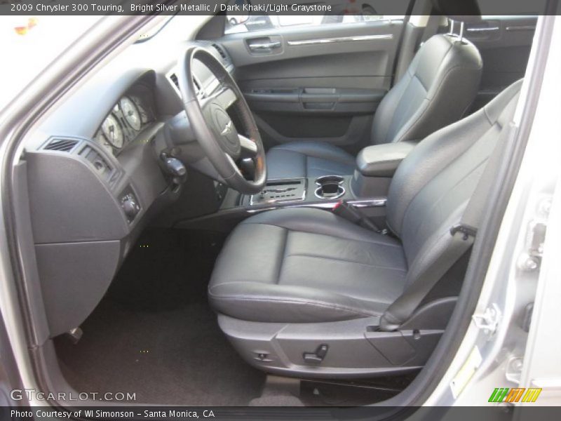 Bright Silver Metallic / Dark Khaki/Light Graystone 2009 Chrysler 300 Touring