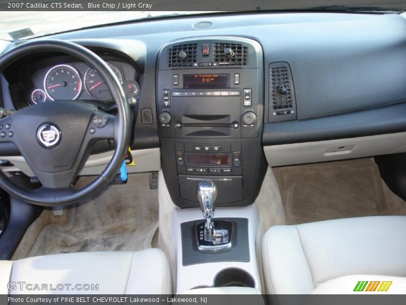 Blue Chip / Light Gray 2007 Cadillac CTS Sedan