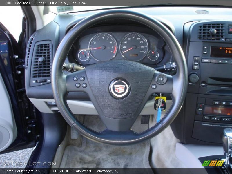 Blue Chip / Light Gray 2007 Cadillac CTS Sedan