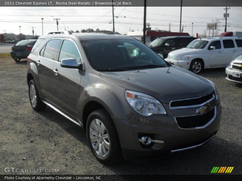 Mocha Steel Metallic / Brownstone/Jet Black 2011 Chevrolet Equinox LT