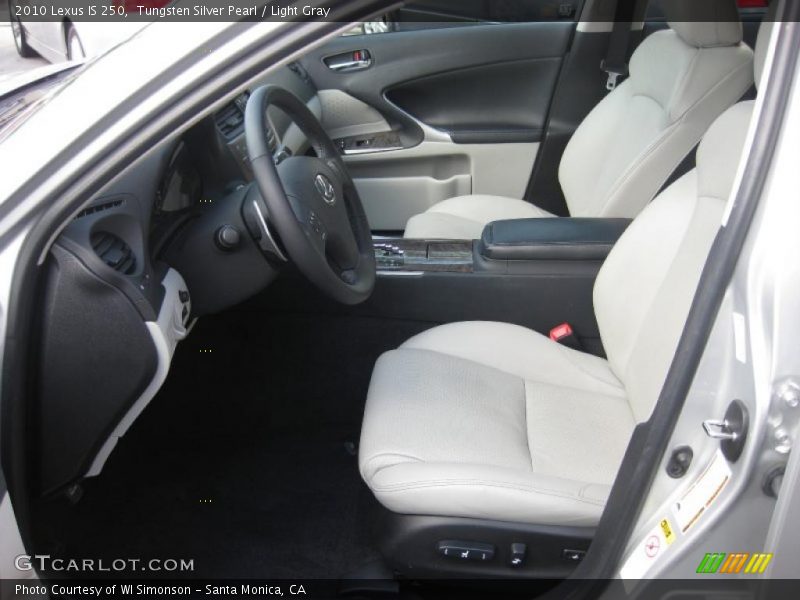  2010 IS 250 Light Gray Interior