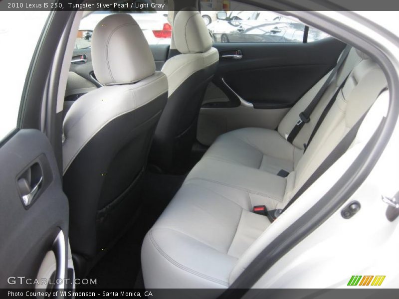  2010 IS 250 Light Gray Interior