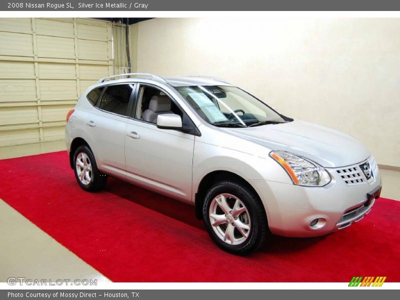 Silver Ice Metallic / Gray 2008 Nissan Rogue SL