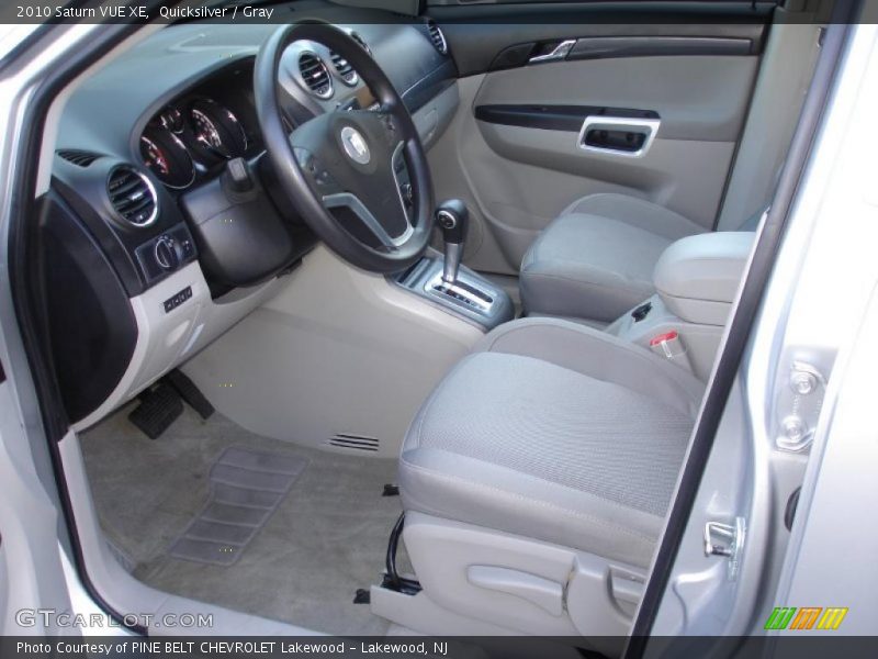  2010 VUE XE Gray Interior