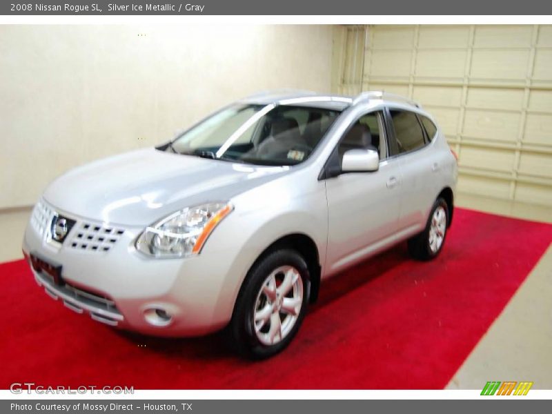 Silver Ice Metallic / Gray 2008 Nissan Rogue SL