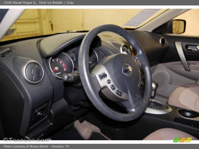 Silver Ice Metallic / Gray 2008 Nissan Rogue SL