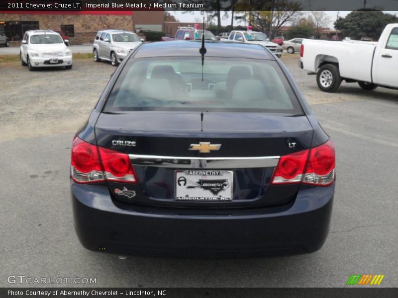 Imperial Blue Metallic / Medium Titanium 2011 Chevrolet Cruze LT