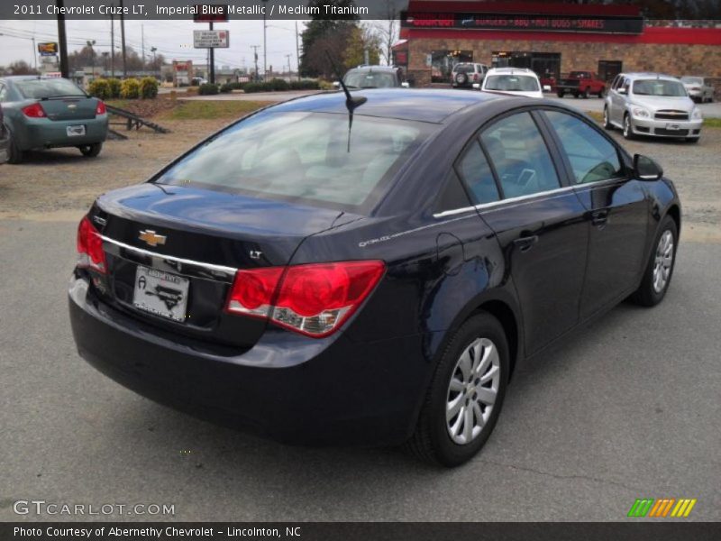 Imperial Blue Metallic / Medium Titanium 2011 Chevrolet Cruze LT