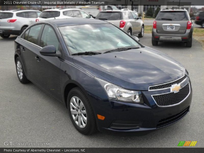 Imperial Blue Metallic / Medium Titanium 2011 Chevrolet Cruze LT