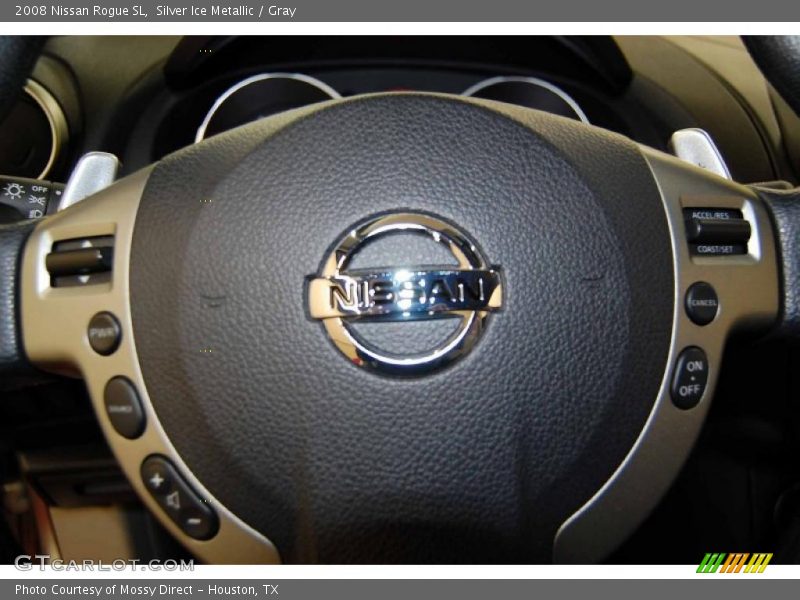 Silver Ice Metallic / Gray 2008 Nissan Rogue SL