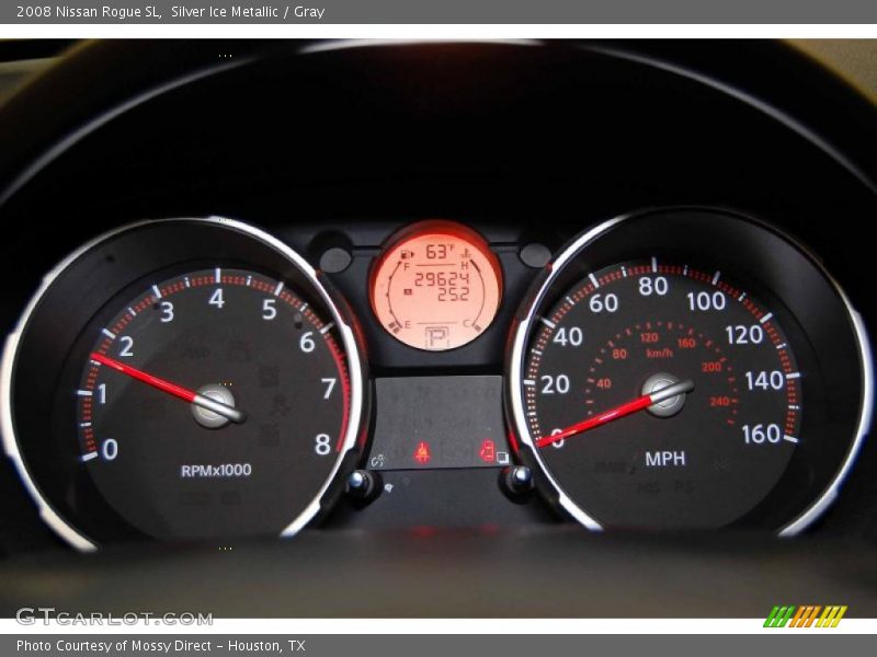 Silver Ice Metallic / Gray 2008 Nissan Rogue SL