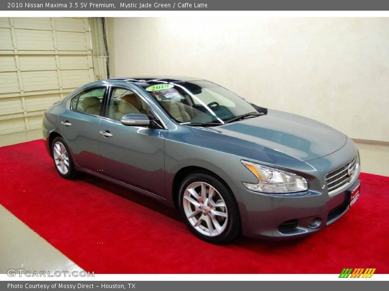 Mystic Jade Green / Caffe Latte 2010 Nissan Maxima 3.5 SV Premium