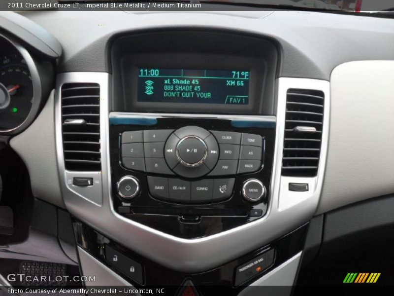Imperial Blue Metallic / Medium Titanium 2011 Chevrolet Cruze LT