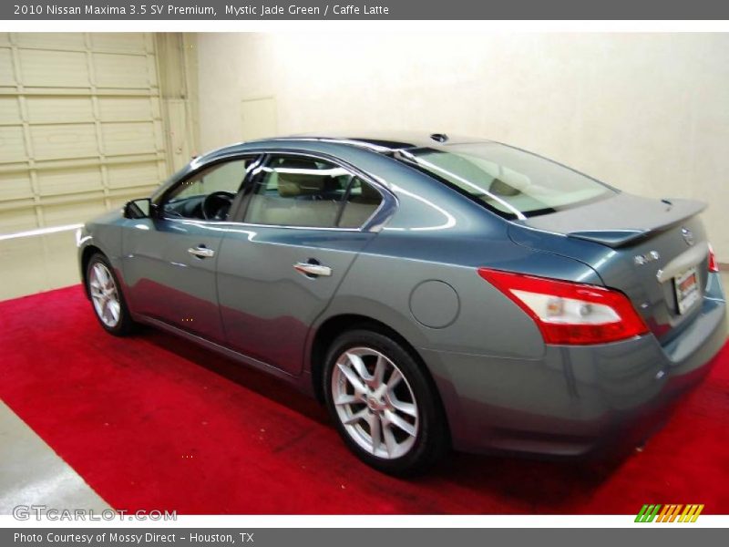 Mystic Jade Green / Caffe Latte 2010 Nissan Maxima 3.5 SV Premium