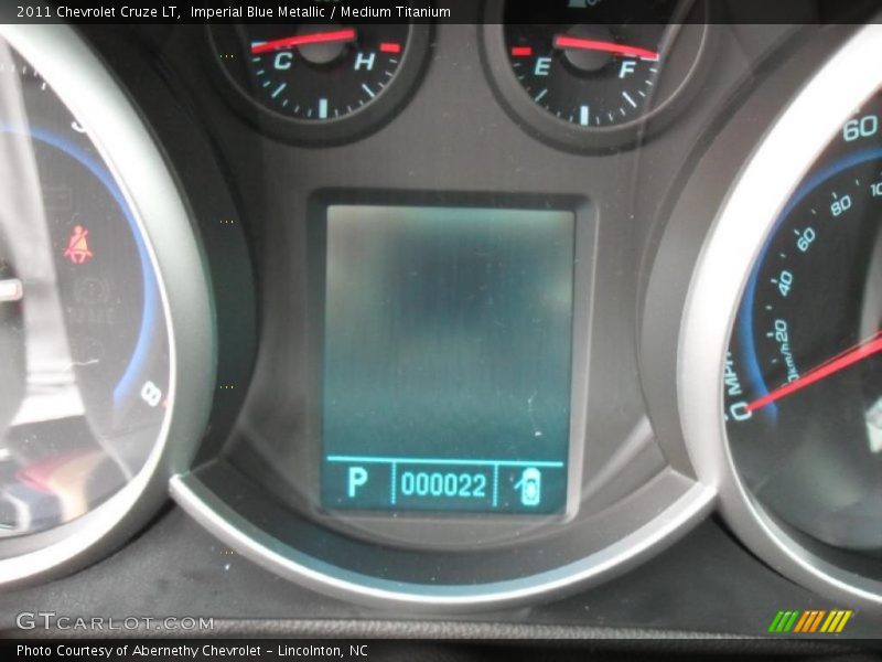 Imperial Blue Metallic / Medium Titanium 2011 Chevrolet Cruze LT