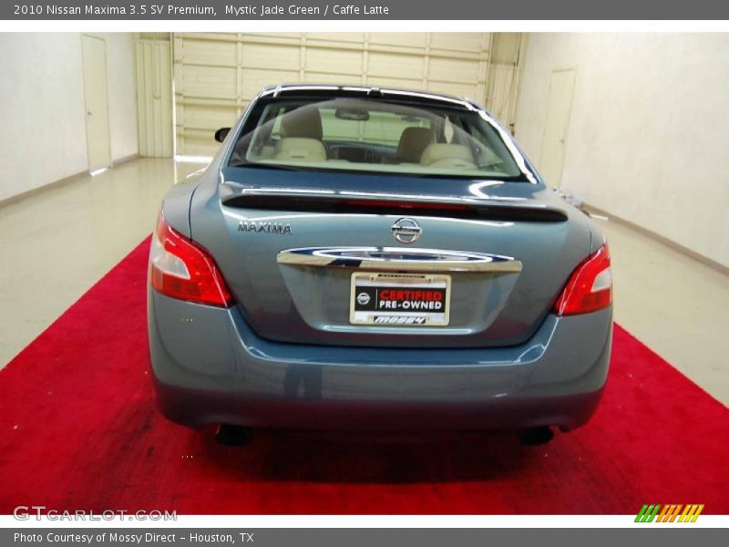 Mystic Jade Green / Caffe Latte 2010 Nissan Maxima 3.5 SV Premium
