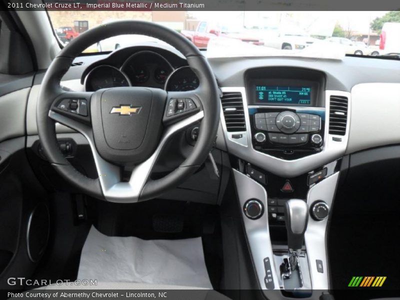 Imperial Blue Metallic / Medium Titanium 2011 Chevrolet Cruze LT