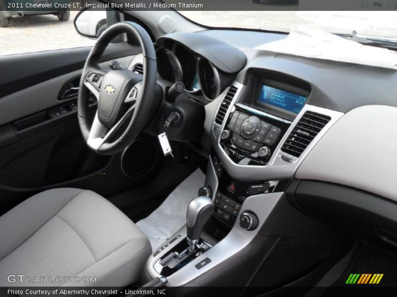 Imperial Blue Metallic / Medium Titanium 2011 Chevrolet Cruze LT