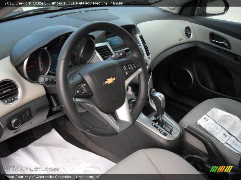 Imperial Blue Metallic / Medium Titanium 2011 Chevrolet Cruze LT