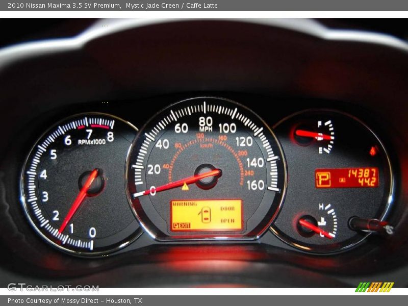 Mystic Jade Green / Caffe Latte 2010 Nissan Maxima 3.5 SV Premium