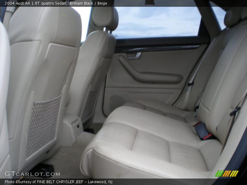 Brilliant Black / Beige 2004 Audi A4 1.8T quattro Sedan