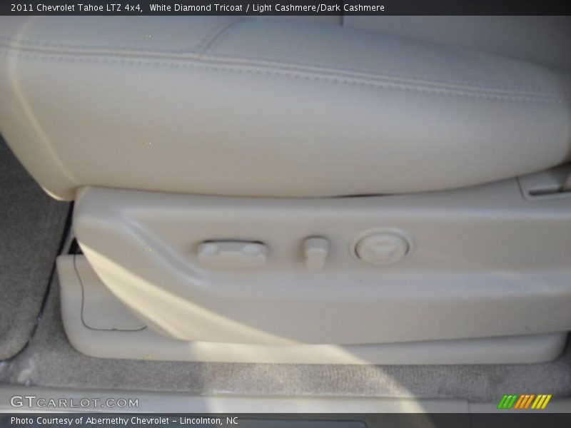 White Diamond Tricoat / Light Cashmere/Dark Cashmere 2011 Chevrolet Tahoe LTZ 4x4