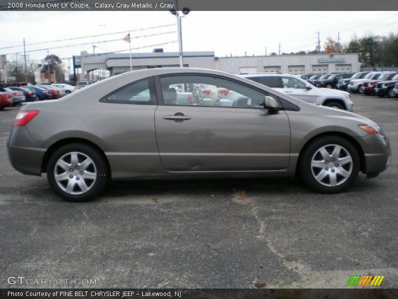 Galaxy Gray Metallic / Gray 2008 Honda Civic LX Coupe