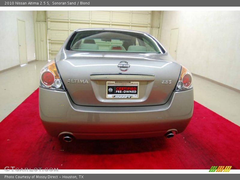 Sonoran Sand / Blond 2010 Nissan Altima 2.5 S